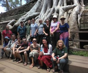 Our G Adventure group at Angkor Wat